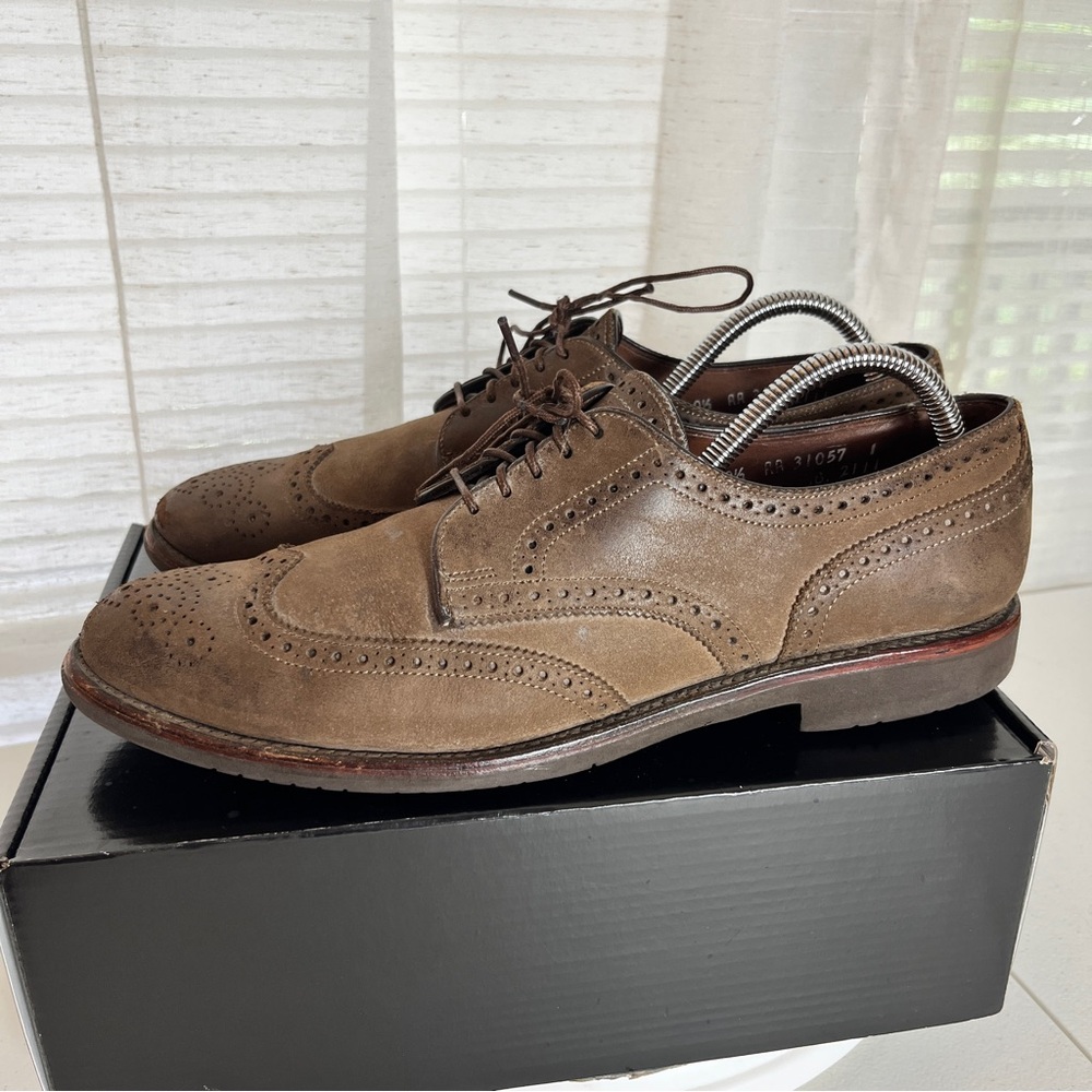 Alllen Edmonds Wingtip “Oakland” Dress Casual Shoes Mens Size 10.5 RR Brown